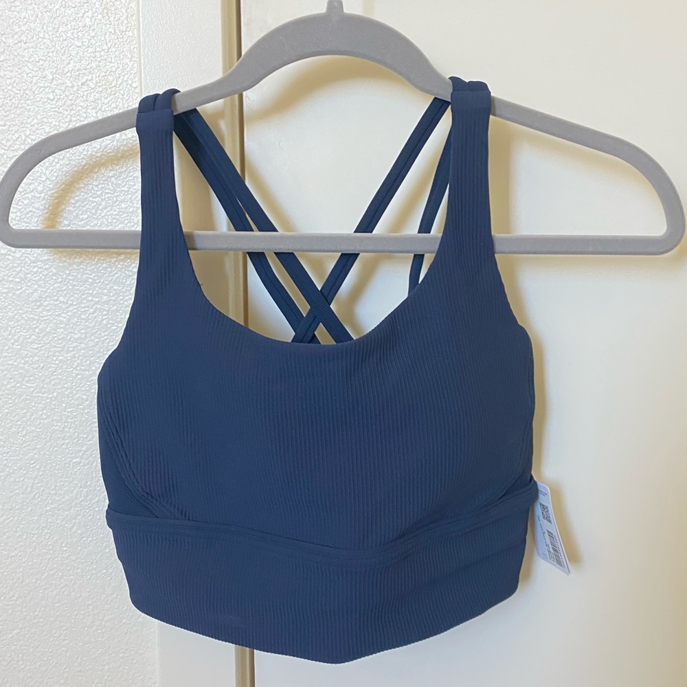 Lululemon Energy Bra Long Line *Rib Luxtreme 8